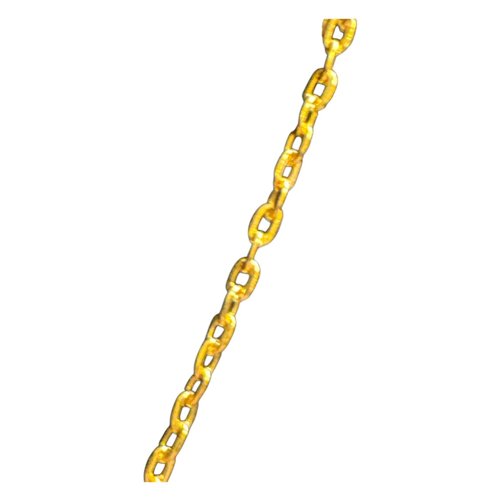 Solar System Pendant Necklace With Gold-Tone Chain Handmade Resin Charm Featuring Planets & Crystals