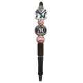 New York Yankees Logo Themed Decorative Pen With Baseball Design Black Grip And Team Logos