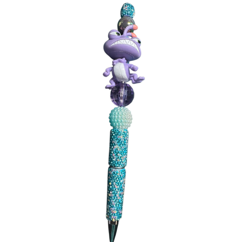 Randall Boggs from the Disney/Pixar movie Monsters, Inc. Purple & Teal Beaded Pen for Kids or Collectors