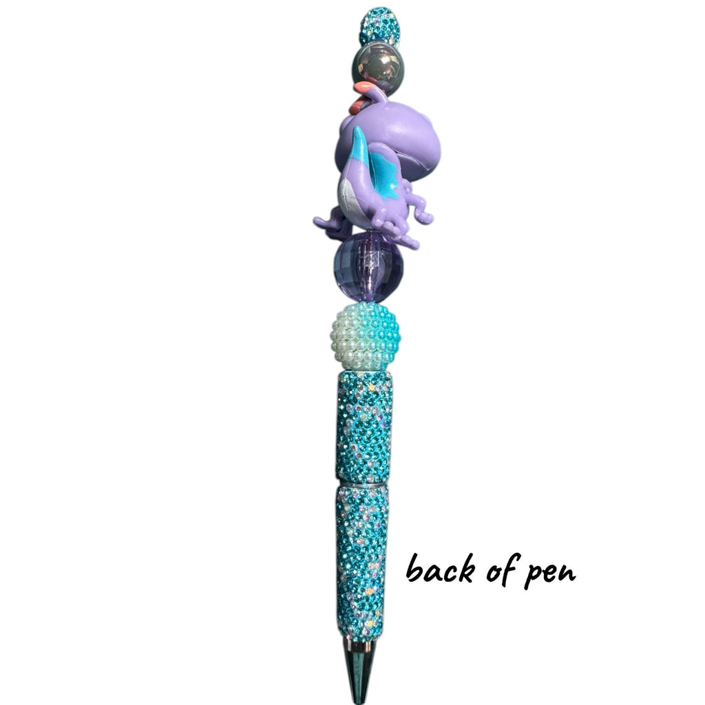 Randall Boggs from the Disney/Pixar movie Monsters, Inc. Purple & Teal Beaded Pen for Kids or Collectors
