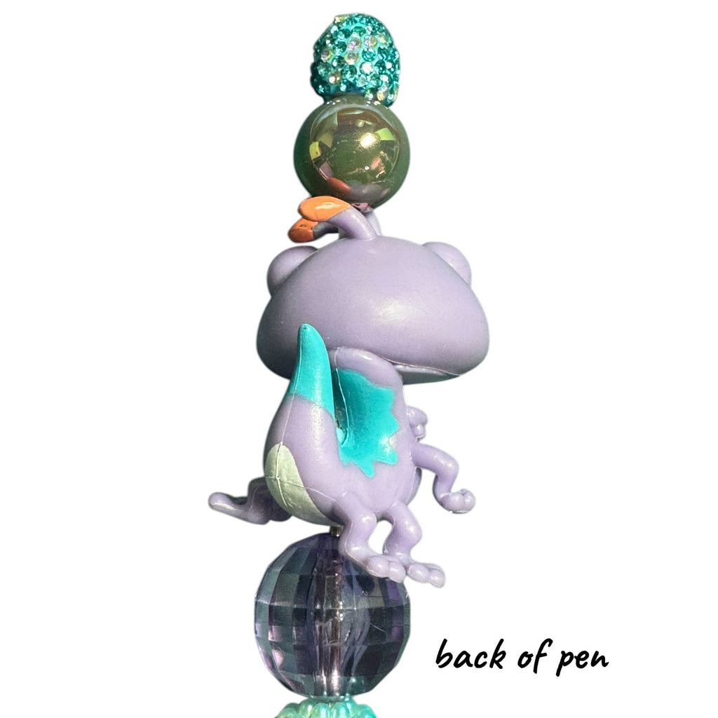 Randall Boggs from the Disney/Pixar movie Monsters, Inc. Purple & Teal Beaded Pen for Kids or Collectors