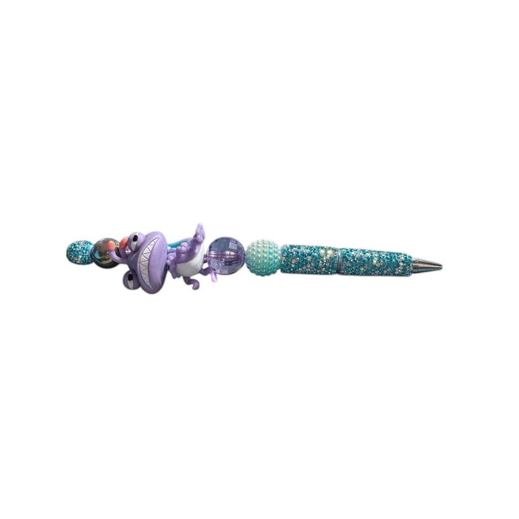 Randall Boggs from the Disney/Pixar movie Monsters, Inc. Purple & Teal Beaded Pen for Kids or Collectors