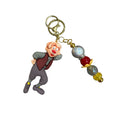 Disney Pinocchio Geppetto Keychain & Colorful Beads