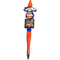 Denver Broncos Football Pen With Glitter Accent & Logo Beads - Great For Fans & Collectors