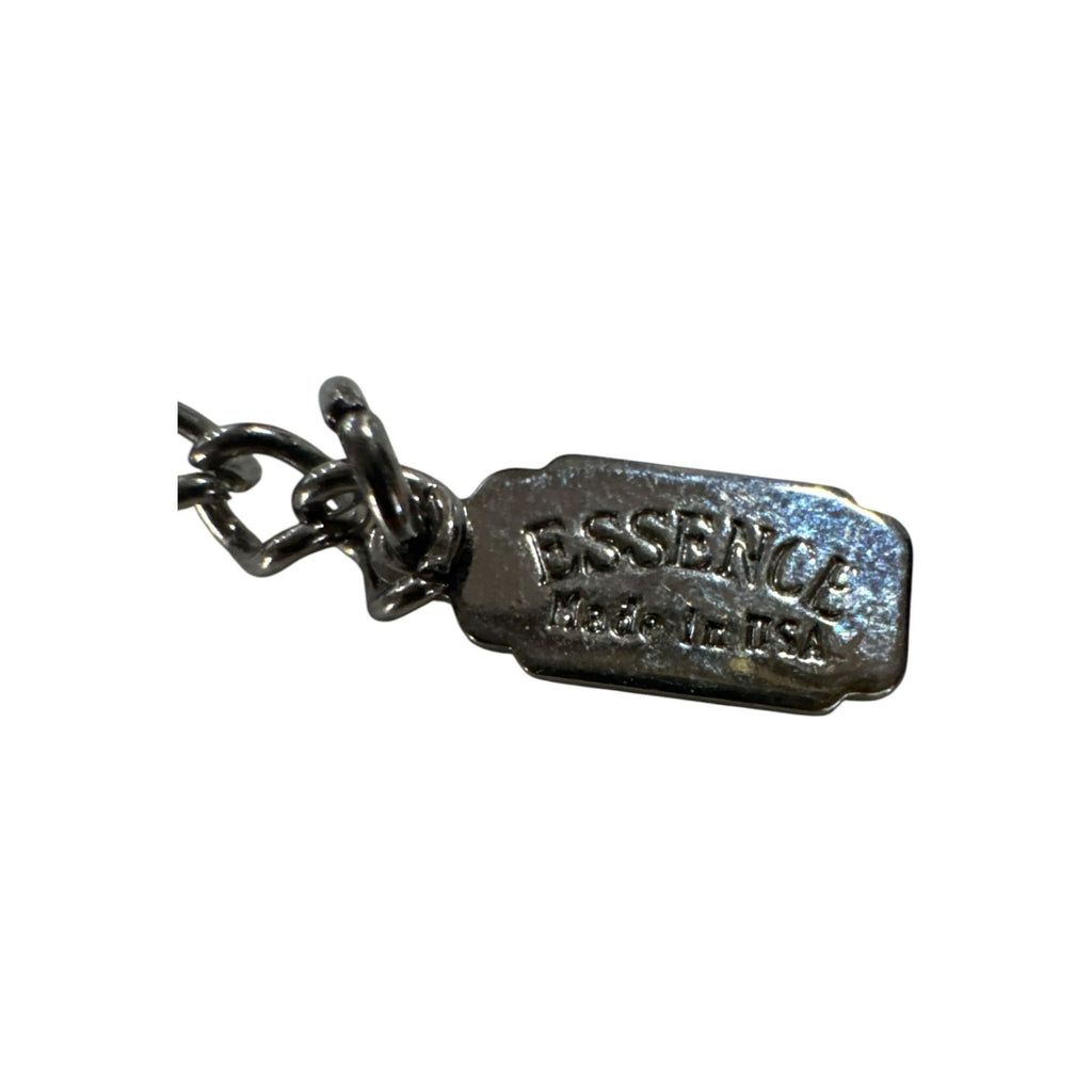 ESSENCE Made in USA Stone Pendant Necklace, Turquoise Beads, Boho Artisan Jewelry, Earthy Statement Piece