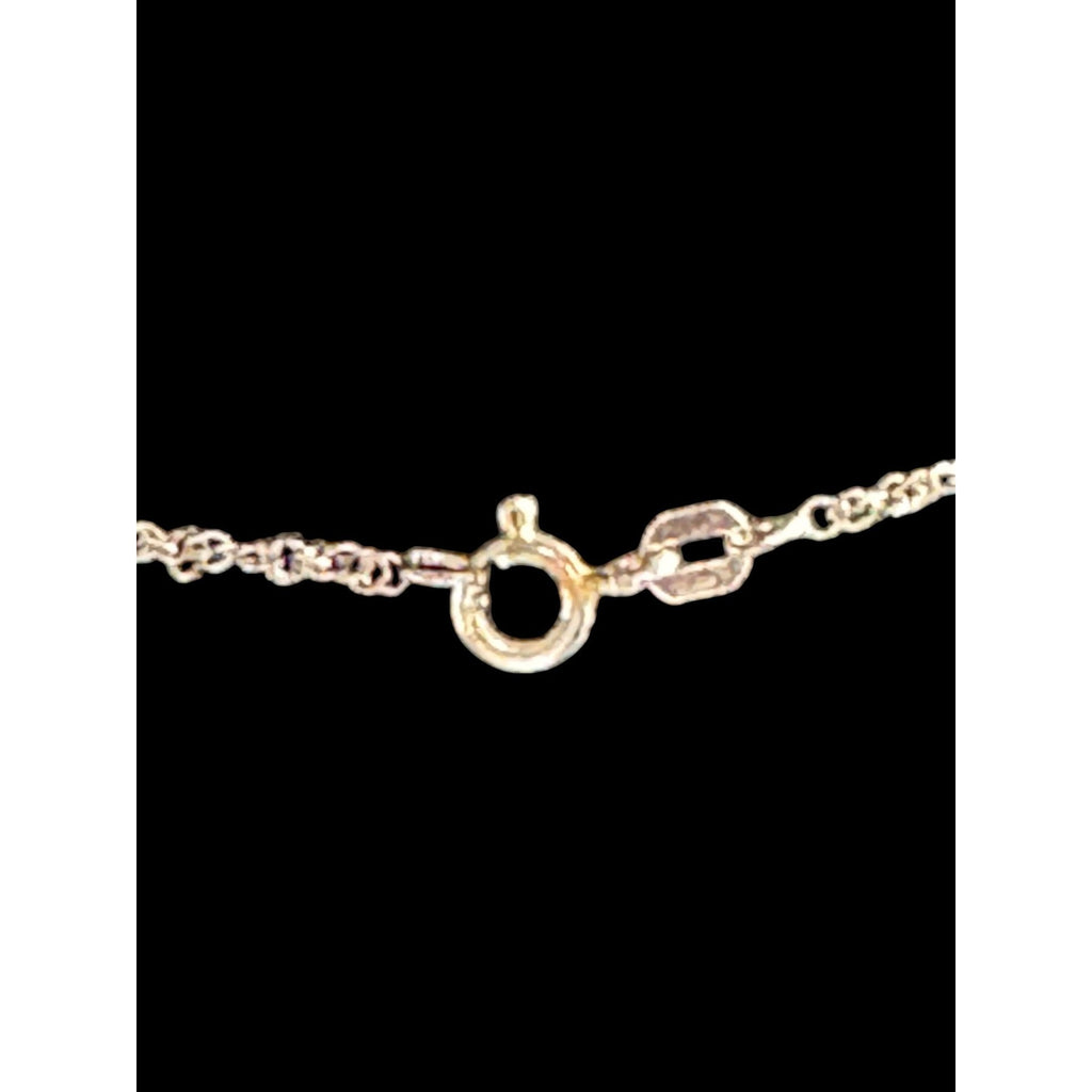 Italian Sterling Silver 925 Italy Chain Necklace – Fine Twisted Rope Style – Spring Ring Clasp