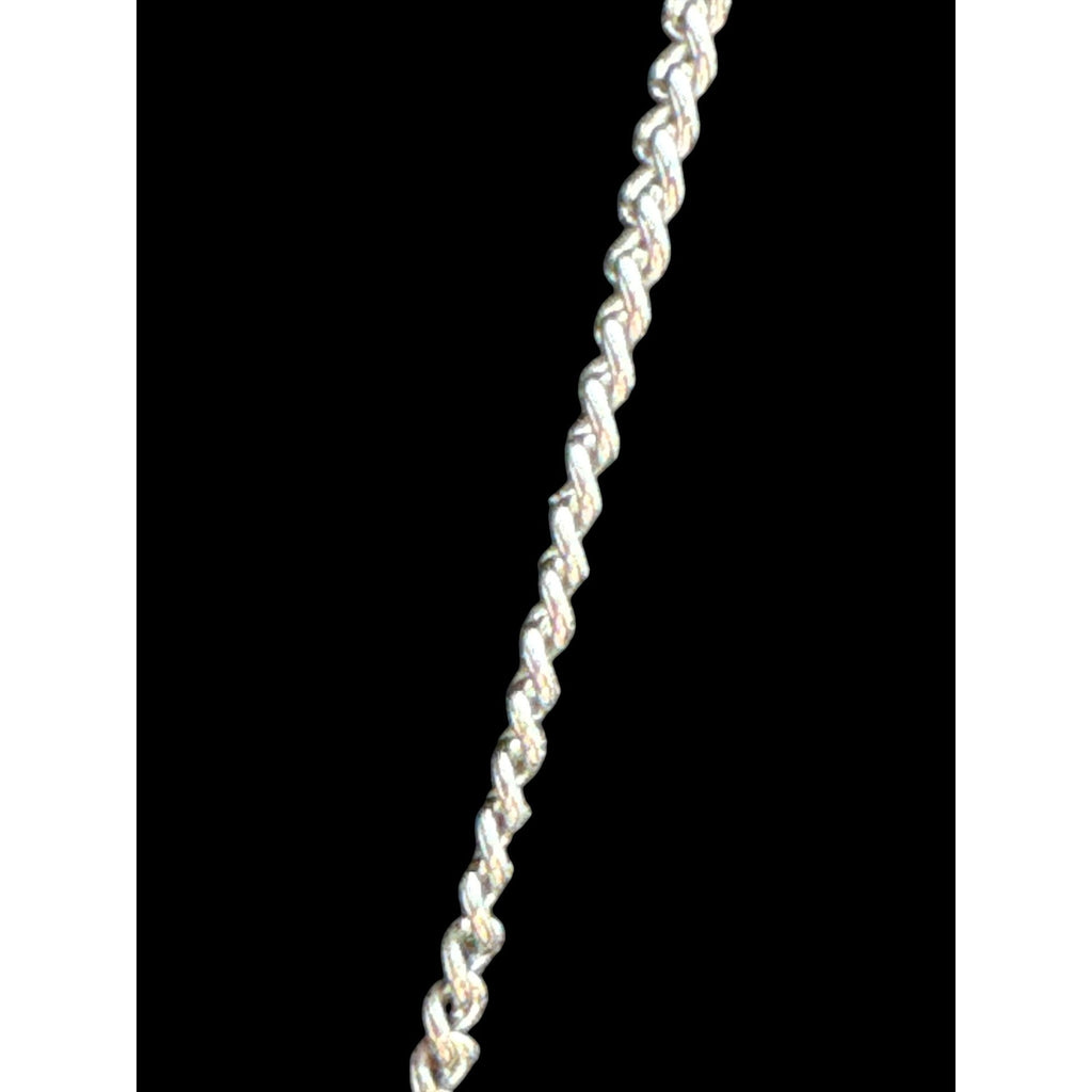 Silver Filigree Teardrop Pendant Necklace, Ornate Cutout Design, Vintage Style Jewelry