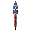 New England Patriots Themed Beaded Glitter Pen With Football & Player Designs