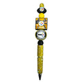 Pittsburgh Steelers Glitter Pen With Beaded Football Theme Design Official Team Logos