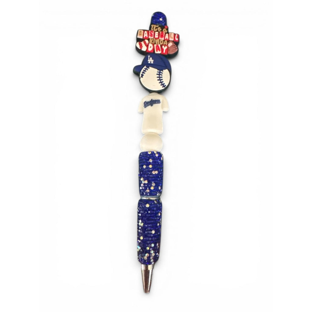 Its A Baseball Kinda Day LA Dodgers-Themed Glitter Pen