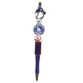 Los Angeles Dodgers Themed Blue Decorative Pen with Baseball Charms & Rhinestone Grip