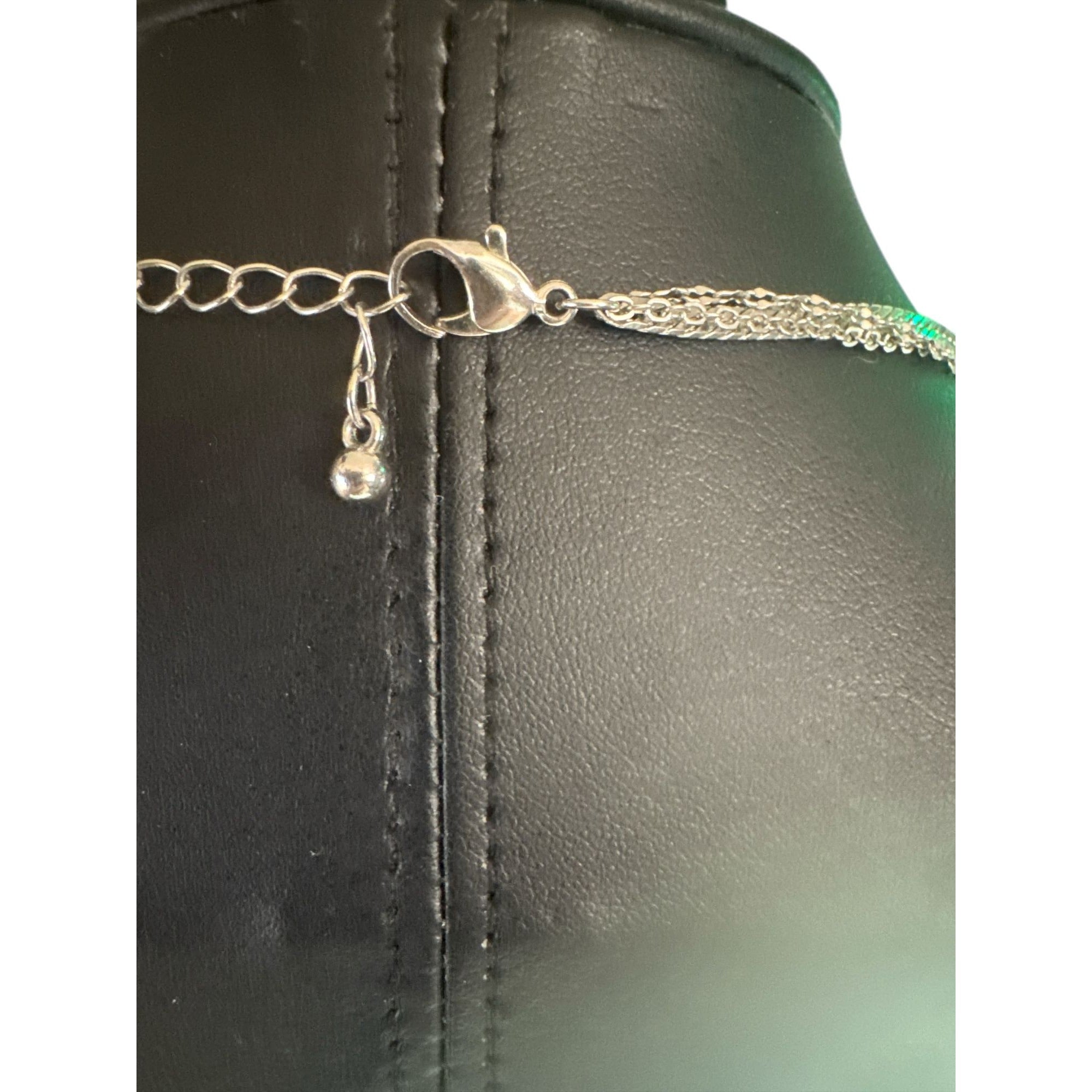 Layered Silver-Tone Necklace With Cross & Coin Pendants Minimalist Jewelry Adjustable Length Womens Accessories