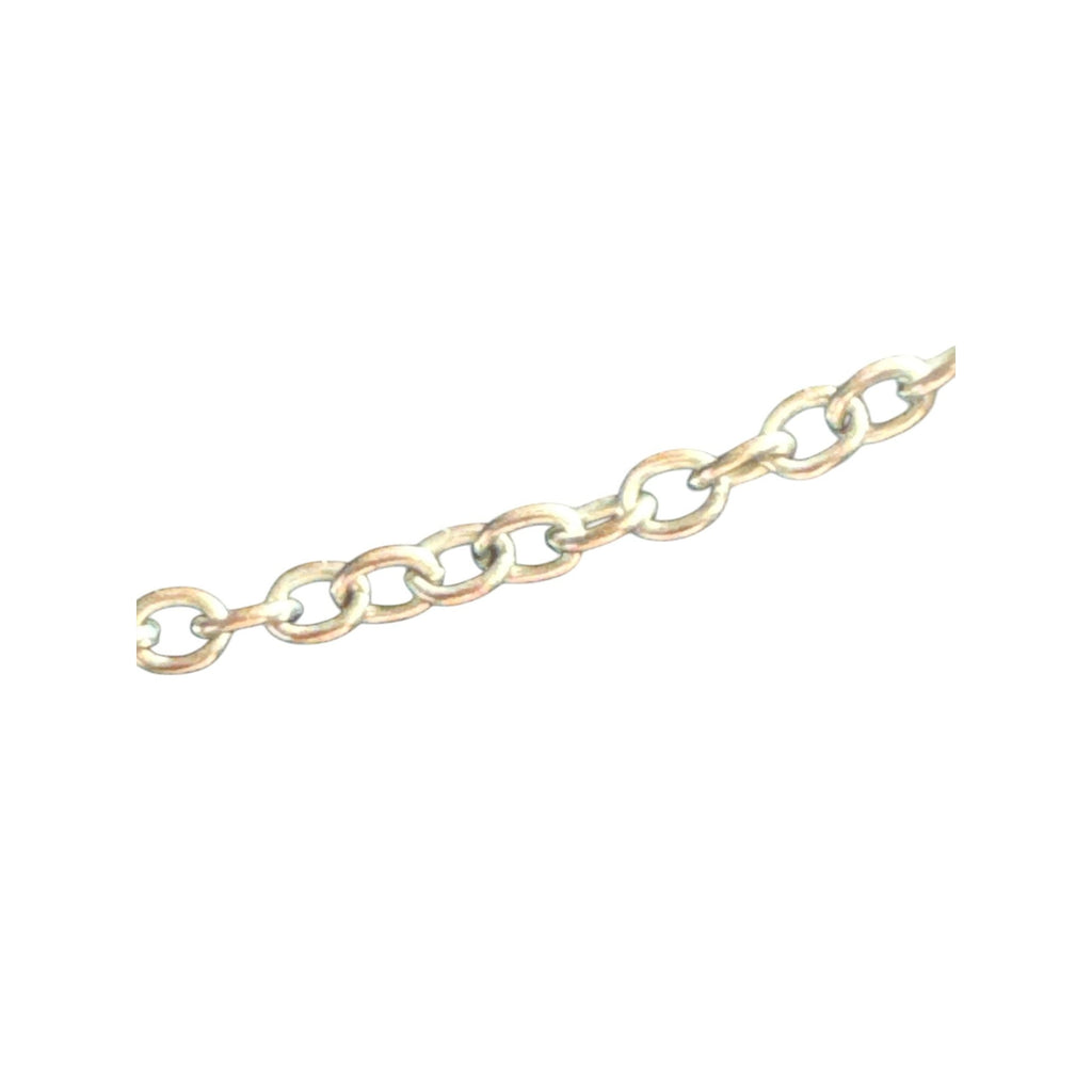 Silver Chain Necklace 18” Lobster Clasp, Dainty Minimalist Link Chain, Unisex Jewelry