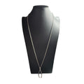 Wishbone Pendant Necklace With Rhinestone Accents Silver-Tone Chain Elegant Design For Everyday Wear & Special Occasions