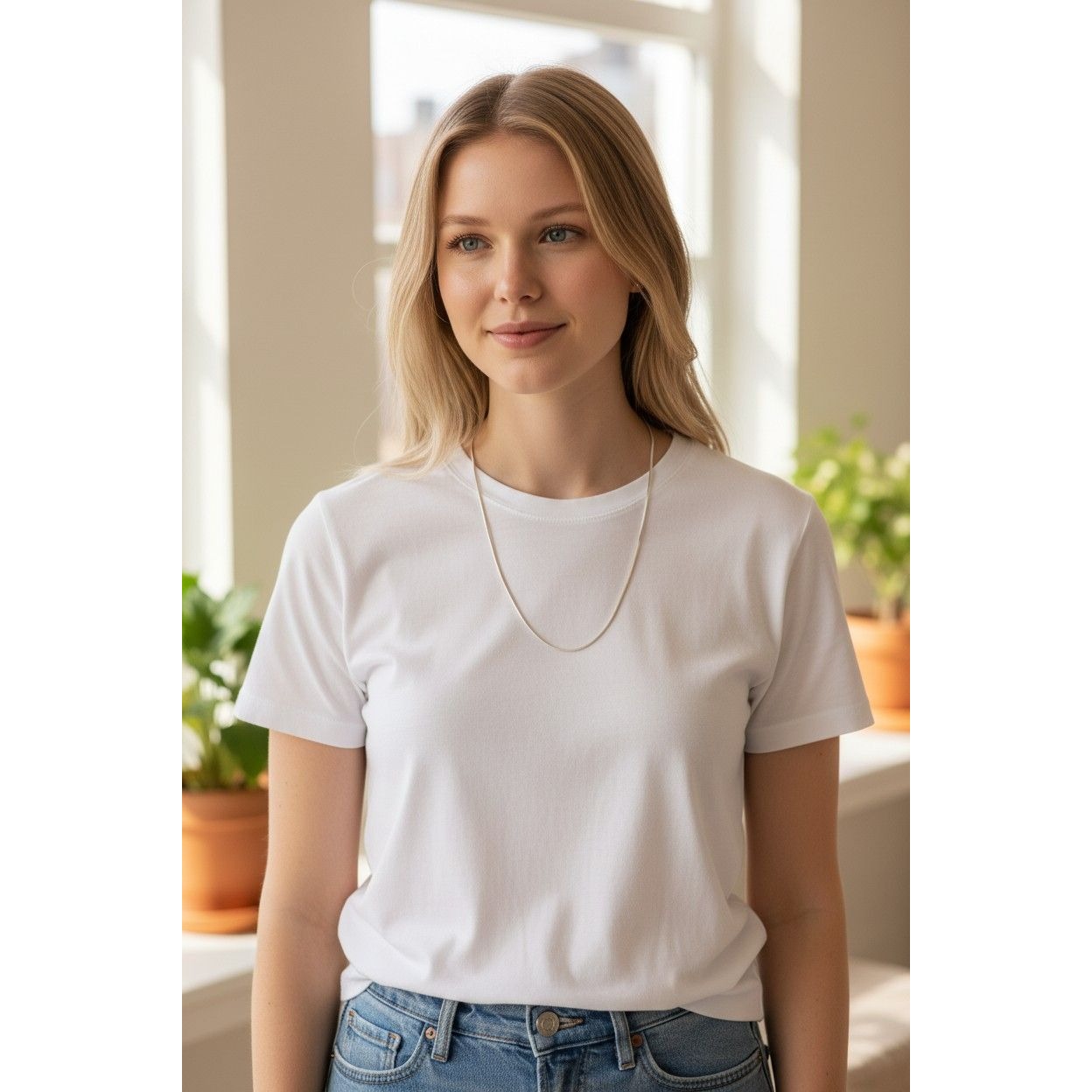Sterling Silver 925 Italy Chain Necklace – AGI Marked – Classic Minimalist Jewelry