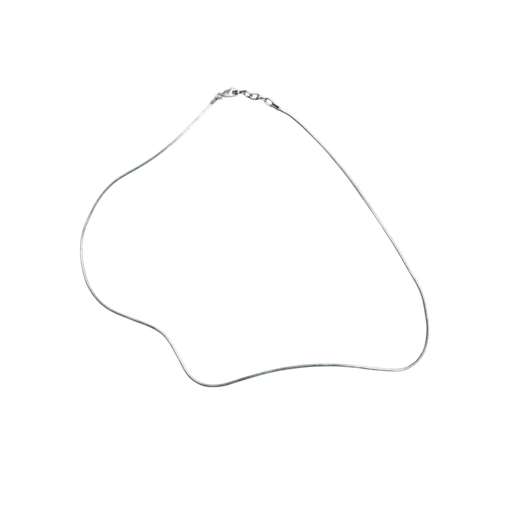 Sterling Silver 925 Italy Chain Necklace – AGI Marked – Classic Minimalist Jewelry