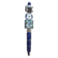 Dallas Cowboys Themed Glitter Pen With Cowboy Hat Topper And Football Accents For Writing & Gift Use