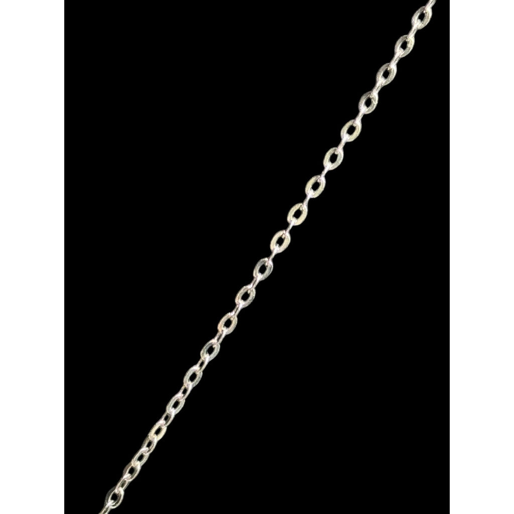 Sterling Silver Teardrop Purple Gem Pendant Necklace – Ornate Halo Design, Sparkly Stones