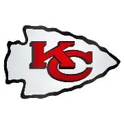 Kansas City Chiefs Themed Glitter Pen With Team Logos & Beaded Design
