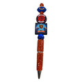 Chicago Bears Themed Glitter Pen With Logo Charms & Orange Accents - Great For Fans Or Gifting