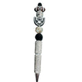 Las Vegas Raiders Bling Pen With Decorative Beads & Rhinestones For Writing & Gifting
