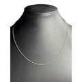 Sterling Silver 925 Chain Necklace – Spring Ring Clasp – Minimalist Everyday Jewelry