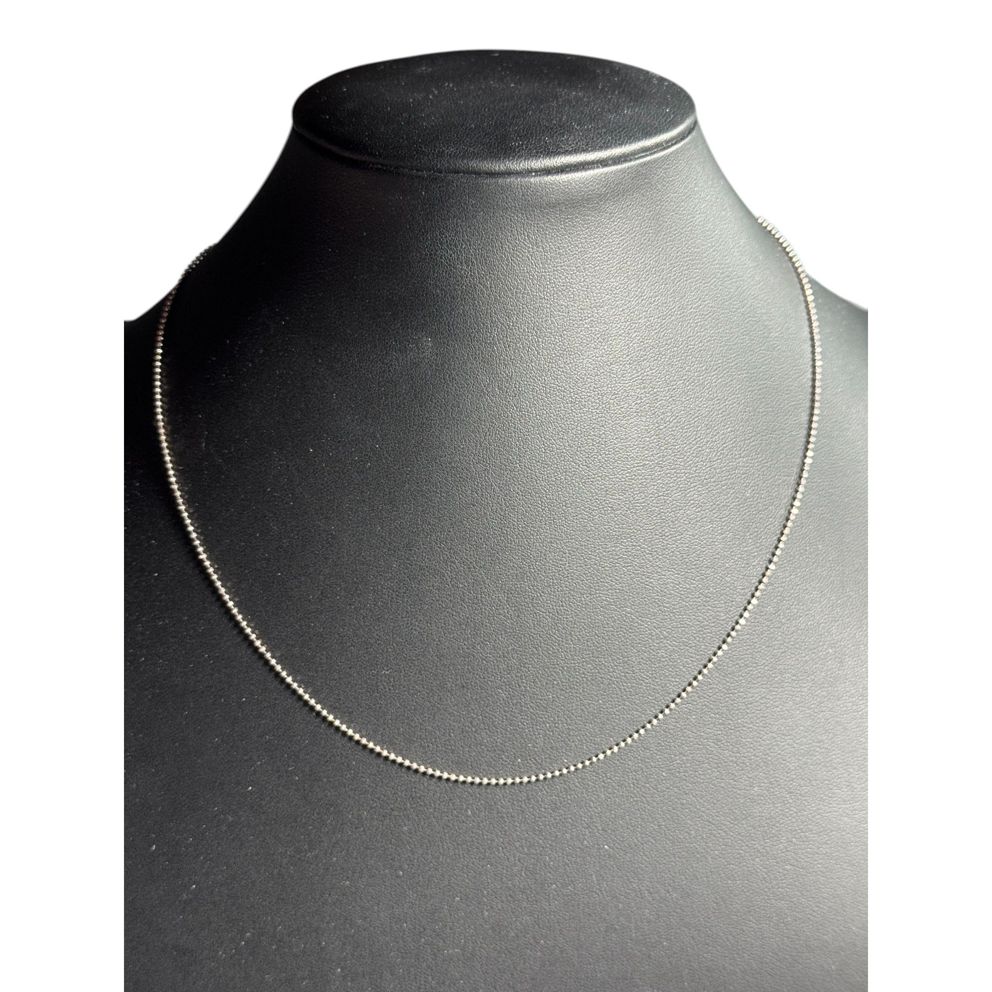Sterling Silver 925 Chain Necklace – Spring Ring Clasp – Minimalist Everyday Jewelry