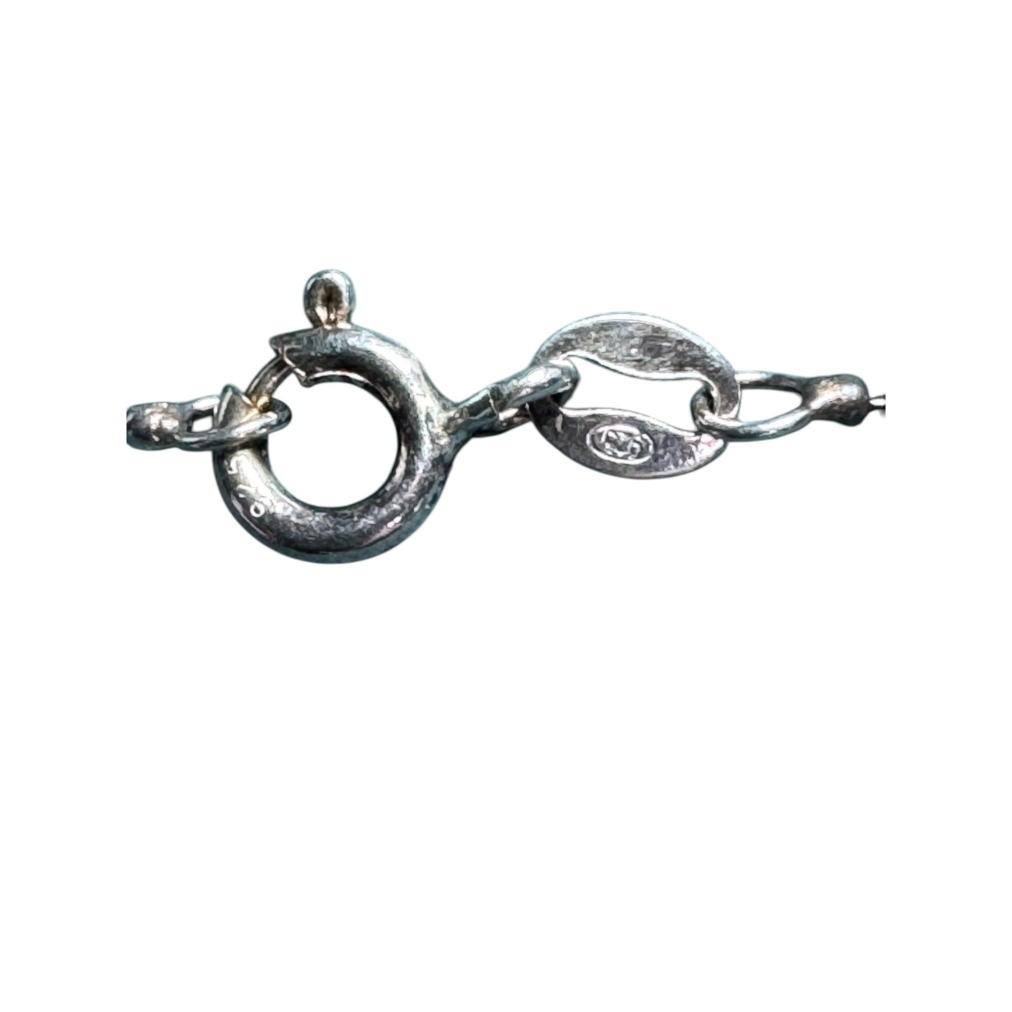 Sterling Silver 925 Chain Necklace – Spring Ring Clasp – Minimalist Everyday Jewelry