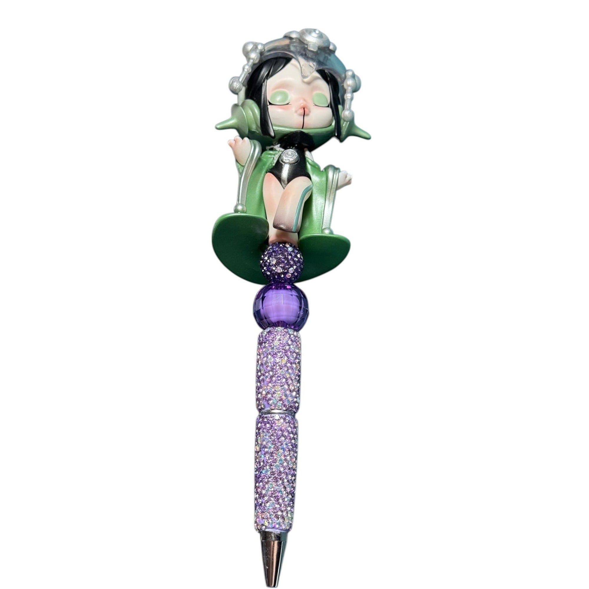 Pop Mart Skull Panda the Sound Series Serenity Themed Decorative Ballpoint Pen