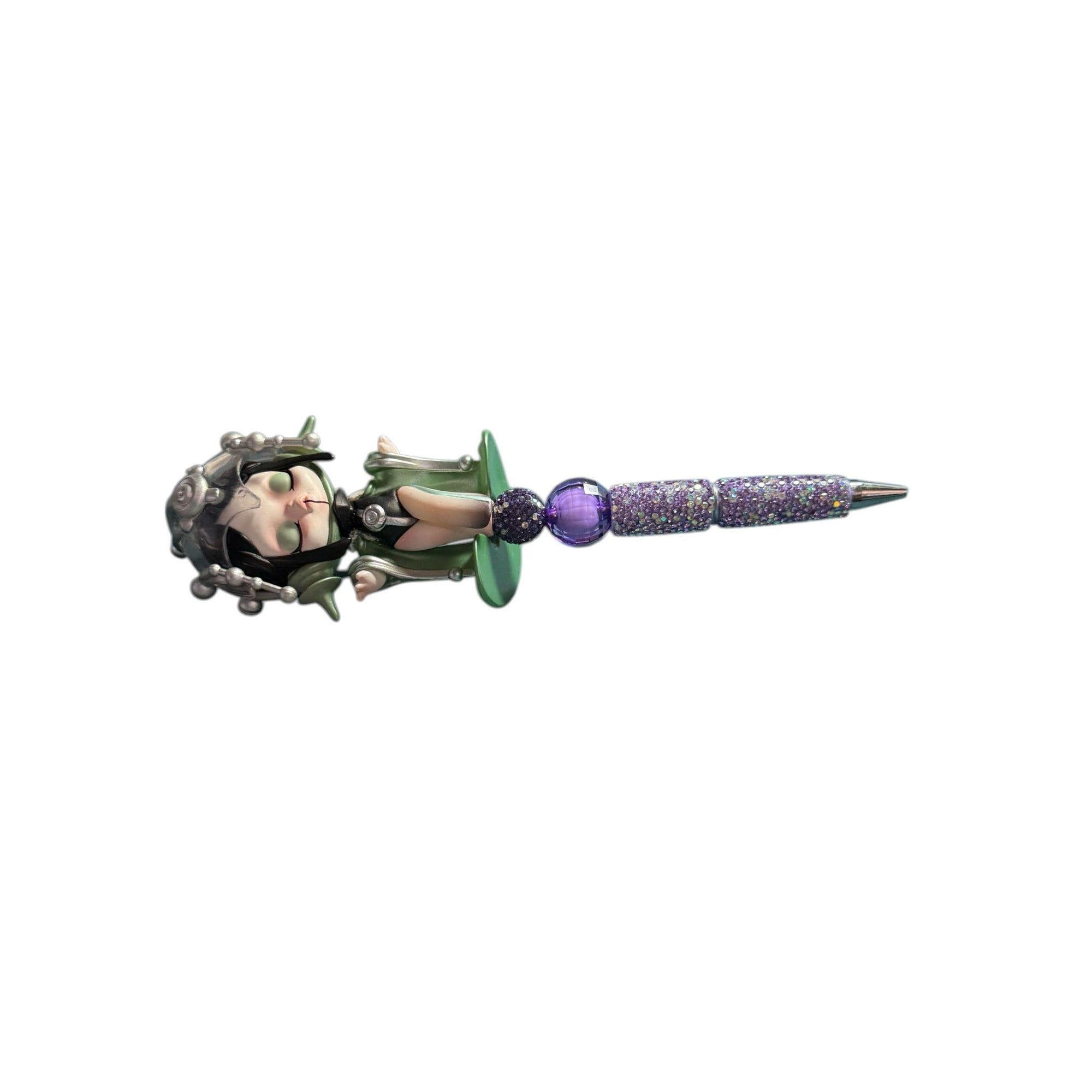 Pop Mart Skull Panda the Sound Series Serenity Themed Decorative Ballpoint Pen