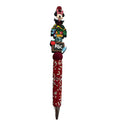 Minnie Mouse Teacher Appreciation Glitter Pen With Decorative Charms & Red Sparkle Handle