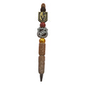 Vegas Golden Knights NHL Glitter Ballpoint Pen With Team Logos & Gold Accents