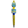 Los Angeles Chargers Beaded Glitter Pen Blue & Yellow NFL Sports Team Gift