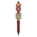 San Francisco 49ers Glitter Pen With Team Logo & Beads - NFL-Themed Office Supply