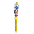 Los Angeles Chargers Glitter NFL Ballpoint Pen With Yellow Rhinestones